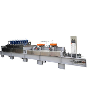 Línea Industrial de Calibración y Pulido de Piedra, Máquina de Acabado de Superficies de Alta Precisión con 12 Cabezales - Product Image 4