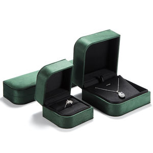 マイクロファイバーベルベットボックスは、ダイヤモンド用の高級チャンピオンシップジュエリーボックスパッケージリングディスプレイボックスをカスタマイズします - Product Image 3