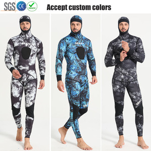 Nhà sản xuất đồ lặn bằng <span class=keywords><strong>neoprene</strong></span> SBART, áo lặn kiểu Hood, họa tiết rằn ri, dùng cho săn cá bằng lao, độ dày 1.5mm và 3mm, dành cho nam và nữ - Product Image 3