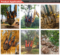Transplanteur hydraulique de bêche d'arbre d'excavatrice de pelle d'arbre de haute performance avec des composants de noyau de vitesse puissance de creusement élevée
