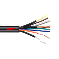 Kabel Listrik Tembaga Berlapis Timah PVC UL2405 24AWG Multi-konduktor Fleksibel