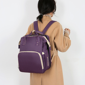 <span class=keywords><strong>Zaino</strong></span> per pannolini con fasciatoio borsa per bambini per ragazze ragazzi borsa per mamma con <span class=keywords><strong>porta</strong></span> di ricarica USB per mamma papà - Product Image 6