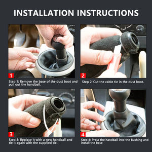 Pommeau de levier de vitesse en <span class=keywords><strong>cuir</strong></span> à 5 vitesses pour Peugeot Citroen 206 207 <span class=keywords><strong>307</strong></span> C3 C4 C5 pommeau de levier de vitesse - Product Image 5