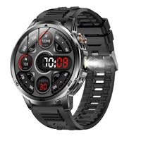 Reloj Inteligente Deportivo Ak95 con Asistente de Voz IA, Pantalla AMOLED de 1.85'' 360x360, Resistente al Agua IP68, Monitor de Ritmo Cardíaco, Monitor de Sueño, Despertador