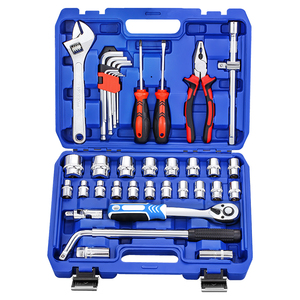 Stock d'usine 78 pièces 72t clé ensemble d'outils clé dynamométrique <span class=keywords><strong>Auto</strong></span> 1/2 "3/8" 1/4 "douille ensemble Kit d'outils - Product Image 5