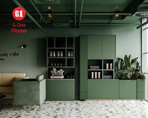 Conjunto de Muebles Profesionales Ecológicos para Salón de Belleza con Iluminación LED para Equipamiento Interior de Barberías - Product Image 6