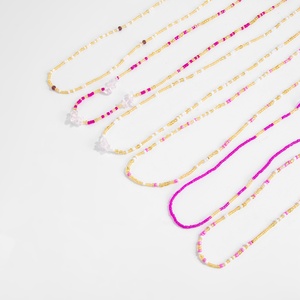 Ensemble de chaînes de taille bohèmes multicolores en perles pour femme, chaînes de ventre superposées, accessoires de plage, bijoux de corps, cadeaux d'été - Product Image 6