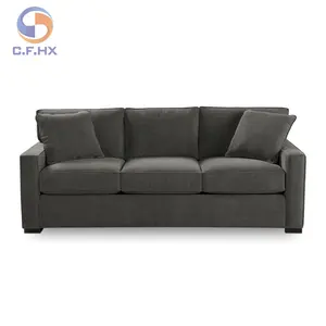 Minimalist Dark Grey Sofa Designs Modern Couch and Special Down Sofa Set for Living Room Furniture