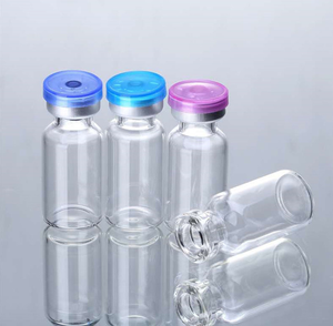 Bouteille en plastique transparente avec bouchon personnalisé pour poudre de peptide lyophilisée, stérile, écologique, personnalisable, marque de soins de beauté - Product Image 4