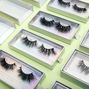 Ciglia in Visone Extra Drammatiche 25mm Super Voluminose e Fatte a Mano Ciglia Ricce e Vaporose per Trucco Occhi - Product Image 5