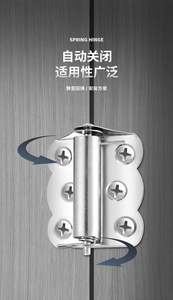 สปริงปิดประตูอัตโนมัติแบบไฮดรอลิก สแตนเลส รูปทรงผีเสื้อ สำหรับพื้นผิวเรียบ ห้องครัว ห้องนั่งเล่น ขนาด 35 มม. 180 องศา - Product Image 4