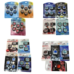 Nước hoa ô tô dạng lỏng, mùi lê Anh & hoa freesia, có thể tùy chỉnh logo OEM, thiết kế kẹp thông gió, làm thơm không khí trong xe hơi - Product Image 2