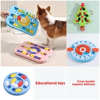 Jouet à mâcher interactif pour chien en PP durable, distributeur de friandises, conception puzzle, mangeoire lente, résistant aux morsures, pour soulager l'ennui