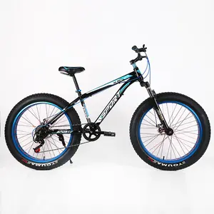 Bicicleta de Montaña para adultos y hombres, accesorio con marco de acero al carbono y neumáticos anchos, 4,0