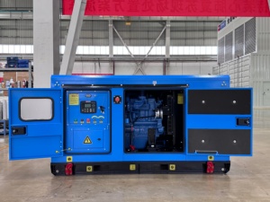 Générateur diesel silencieux Cummins Perkins avec système de refroidissement par air, démarrage automatique 400V, moteur Yuchai, 50/60Hz, 50kW, 80kW, 100kW - Product Image 6