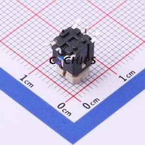 K6-6270S01 Tactile Switch SMD Switch ( Operating Force: 1.6N )( Mounting Type: Vertical Mount )( Switch Length: 6.5mm ) - Product Image 2