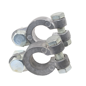 Bornes de <span class=keywords><strong>batterie</strong></span> de <span class=keywords><strong>voiture</strong></span> 24V M8 à clip, en matériau plomb, pour borne de <span class=keywords><strong>batterie</strong></span>, contenu du paquet - Product Image 1