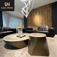Personnalisation énorme canapé sectionnel moderne italien canapé sectionnel de luxe en cuir pour salon
