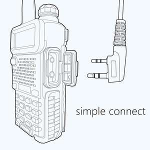 Walkie telsiz USB programlama kablosu Baofeng UV-5R UV-5RA UV-B5 UV-82 BF-888S Kenwood/Portable taşınabilir walkie-talkie - Product Image 5