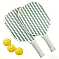 Raquettes de ping-pong en peuplier 9 couches en stock pour l'entraînement physique scolaire et les débutants en pickleball