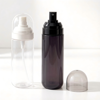 Flacon pulvérisateur rond en PET de 100 ml et 120 ml, imprimé en sérigraphie, pour brume fine, protection solaire, hydratant et nourrissant