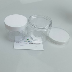 Envase de Plástico PET Transparente de 1oz, 3oz, 4oz, 5oz, 200ml, 8oz, 300g, 16oz, para Alimentos, con Tapa Blanca Personalizada - Product Image 6