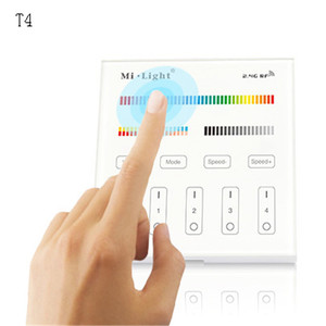 Miboxer T4 4-Zone RGB + CCT Thông Minh Touch Panel Điều Khiển Từ Xa Dimmable Wall Mount AC110V Hoặc AC220V 1 ~ 100% Độ Sáng Mờ - Product Image 4