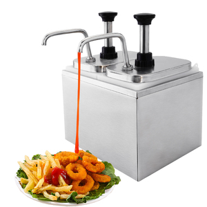 DaoSheng ristorante Hotel <span class=keywords><strong>cucina</strong></span> <span class=keywords><strong>Buffet</strong></span> con metallo testa pompa 4L 6L acciaio inox salsa Dispenser - Product Image 1