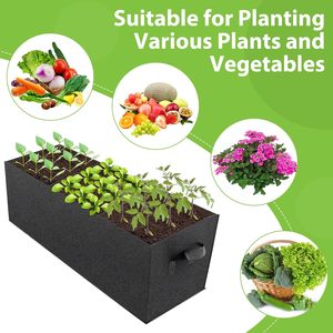 Sacs de culture pliables en feutre pour légumes et fleurs, 5/10/20 gallons, pour jardin domestique, utilisation intérieure et extérieure - Product Image 6