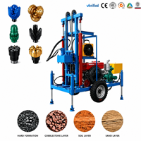 Foreuse de puits profonds hydraulique pour pompage d'eau, composants essentiels de la boîte de vitesses, livraison rapide, tube de forage de 150 m de profondeur