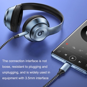 <span class=keywords><strong>สาย</strong></span>สัญญาณเสียง <span class=keywords><strong>AUX</strong></span> <span class=keywords><strong>สาย</strong></span>สัญญาณ USB-C Type-C สำหรับเครื่องเสียง<span class=keywords><strong>รถ</strong></span>ยนต์ปลั๊กตัวผู้ขนาด3.5มม. - Product Image 5