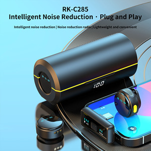 Q18 Không Dây Chuyên Nghiệp Microphone Lavalier Nút Microphone Từ Tính Với Sạc Trường Hợp Điện Thoại PC Trò Chơi Micro Không Dây - Product Image 3