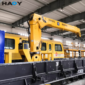 رافعة ذراع مستقيمة تلسكوبية 5 طن لسفينة قارب ، رافعة بحرية على سطح السفينة ، رافعة CCS BV CE - Product Image 4