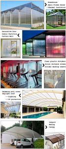 6mm 8mm 10mm 12mm Anti-buée double paroi en <span class=keywords><strong>Polycarbonate</strong></span> feuille creuse feuilles de soleil PC matériaux en relief pour serre lucarne <span class=keywords><strong>toiture</strong></span> - Product Image 5