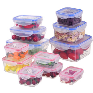 Bộ đồ ăn 12 món, hộp đựng thức ăn nhựa dùng được trong lò vi sóng, kín khí, bộ hộp đựng thức ăn chuẩn bị bữa ăn - Product Image 6