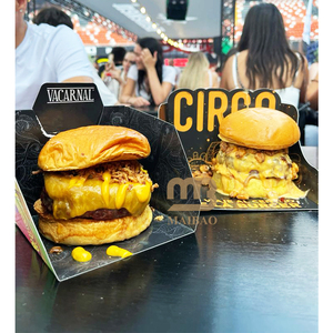 Nouvel arrivage de boîte de fast-food jetable à emporter plateau de sushi frites hamburger hot dog personnalisé <span class=keywords><strong>snack</strong></span> nourriture bateau boîtes en papier plateau - Product Image 5