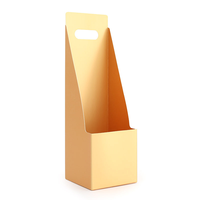 Boîte à fleurs personnalisée avec Logo imprimé, emballage de Bouquet de fleurs colorées, boîte en carton
