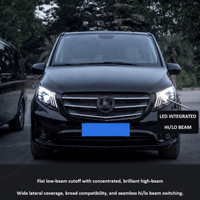 Conjunto de Faros LED para Benz Vito Clase V W447 V220 V250 V260 2016-2024, Estilo Maybach, DRL, Señal Dinámica, Actualización