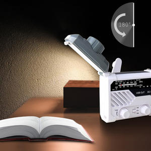 Linterna de Emergencia Manual con Radio y Banco de Energía para Camping, Senderismo, Supervivencia al Aire Libre, Luz LED, 500g, Plástico, Multifuncional - Product Image 1