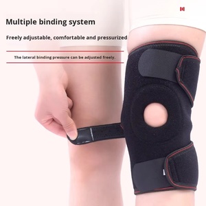 Genouillères de protection en néoprène de qualité <span class=keywords><strong>médicale</strong></span> pour sports de plein air, douces, chaudes, légères, avec rembourrage épais pour soulager la douleur, idéales pour les sports de printemps - Product Image 2