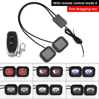 Feux de position avant personnalisables à LED dynamiques pour moto et voiture, étanches et clignotants