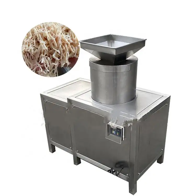 फैक्टरी प्रत्यक्ष मिनी चिकन स्तन पोल्ट्री श्रेडर मशीन पका हुआ चिकन बीफ पोर्क मांस श्रेडिंग मशीन