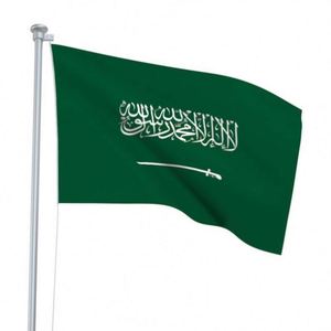Factory Wholesale 3X5FT 90x150cm 100% Polyester Eco-Friendly Digital Printing Custom <b>Flags</b> Banners Saudi Arabia <b>Flags</b> Event - Product Image 1