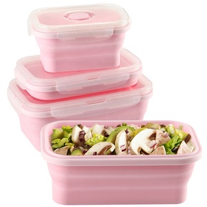 100% Food Grade Square Vacuum Food Storage Containers Food Storage Box Set