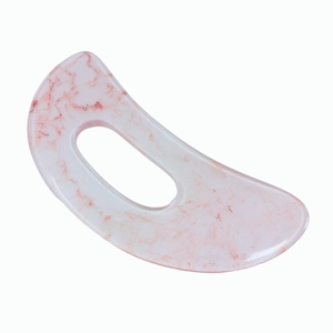 Versatile Large Crescent Gua Sha Board Wide-Edge Body <b>Massage</b> Scraper with Comfortable Grip for Spa & Home Use - Product Image 1