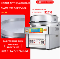 WENCHU Machine de remplissage et de crêpes de maïs de cuisine commerciale à gaz antiadhésive en acier inoxydable 304 9.6kw pour restaurants