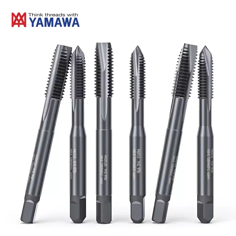 Yamawa tay tap tip Máy tap OX PO thép không gỉ đặc biệt tap bột hợp kim Titan mạ M6 chủ đề khai thác công cụ