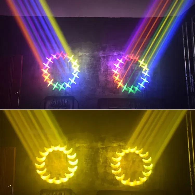 250W Rainbow Prism Bühnen licht DMX-Kanäle Super Beam Moving Head Spot Light