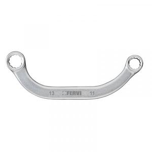 FERVI - 0614/10X12 Clés polygonales demi-lune-EAN 8012667285012 WRENCHES RING WRENCHES - Product Image 1
