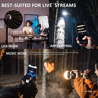 ZHIYUN Molus X100 100W COB lumière LED photographie éclairage extérieur Photo/vidéo prise de vue portable poche lumière de poche
